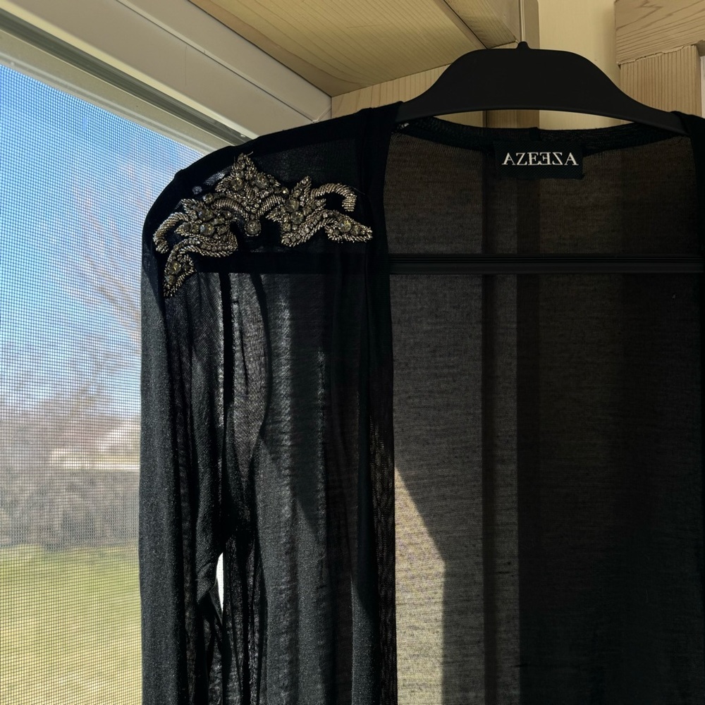 COPY - Azeeza Embellished Cardigan in Black